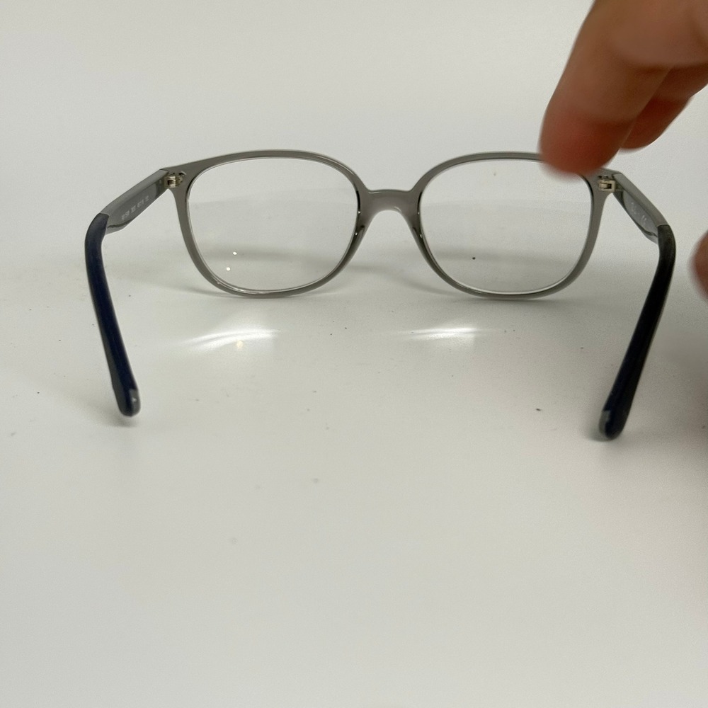 Ray-Ban RB 1598 3830 Transparent Grey Eyeglass Frames 49-16-130 Round Oval - Picture 3 of 7